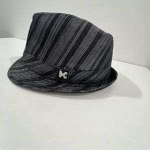 Kenny K Blk/Gray Sz.L. Fedora Hat